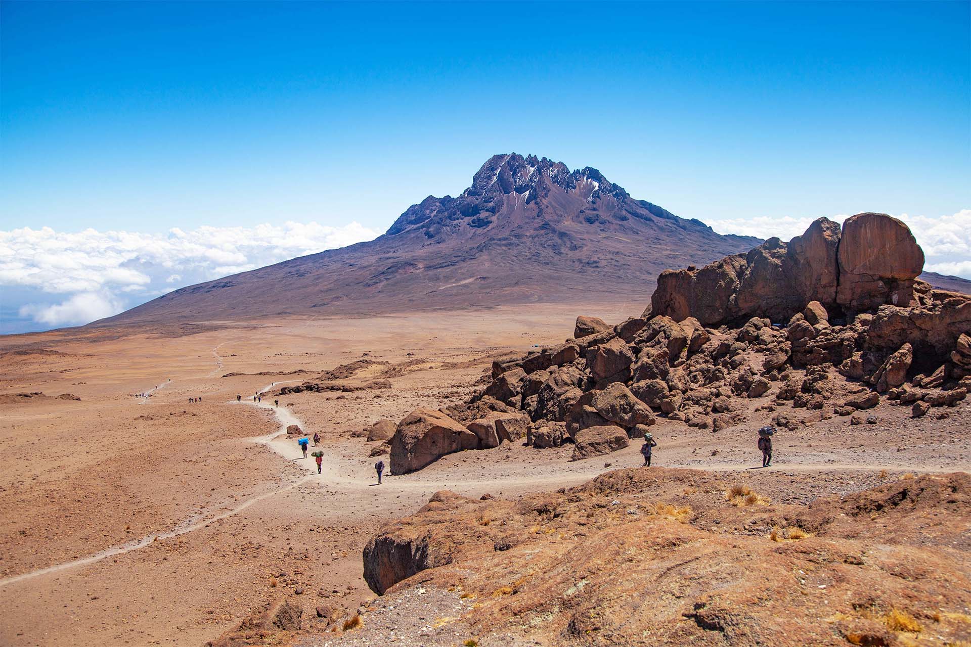 escalada al monte Kilimanjaro