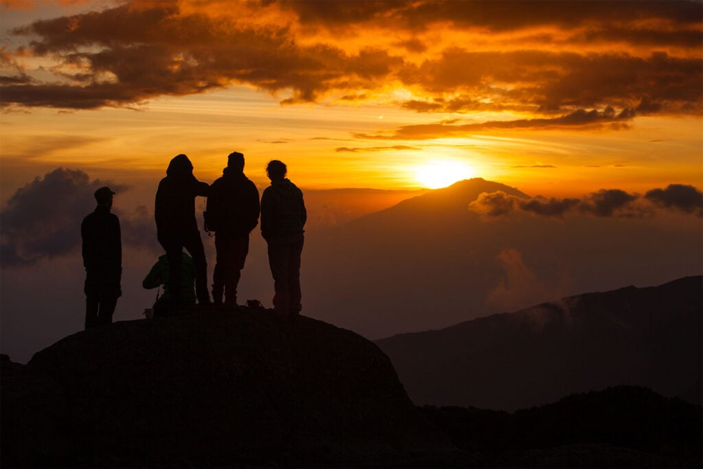 vistas desde el Kilimanjaro
