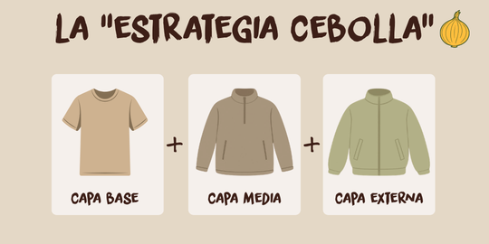La estrategia de la cebolla para vestir en capas en un safari